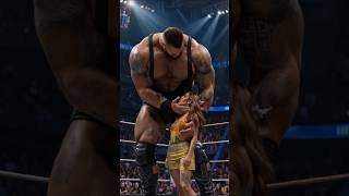 Omg Gaint Wrestler Kisses His Girlfriend In Wwe