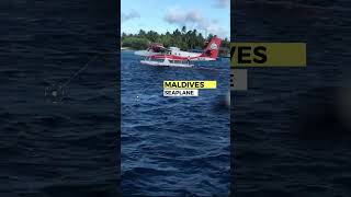 Seaplane takeoff with amazing scenery - Moofushi - Maldives 🛩️🏝️ #maldives #plan