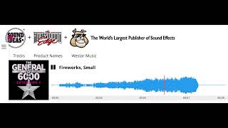 Sound Ideas, Fireworks - Small Firework Launched, Whistle 01