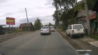 Видео Авария. 15.09.2013. 12-30. Пермь. ул. Соликамская. от Мокий Пармёныч, Соликамская улица, Пермь, Россия