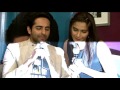 Sonam Kapoor Ayushmann Khurrana Promotes Bewakoofiyan At A Coffee Shop