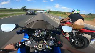 Srad 750 E Cbr 600Rr Acelerando Forte Cbr Não Aguentou Kkkkkk