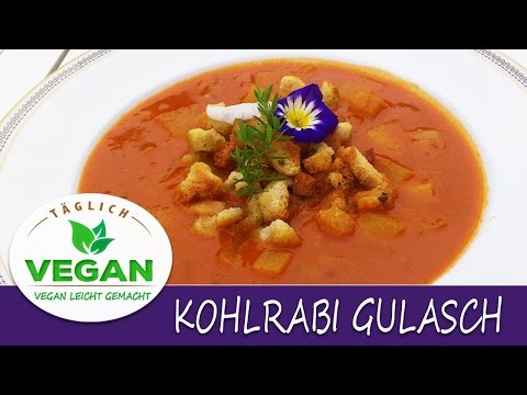 GULASCH mit KOHLRABI | VEGAN | DEFTIG | HAUSMANNSKOST | Kohlrabirezept