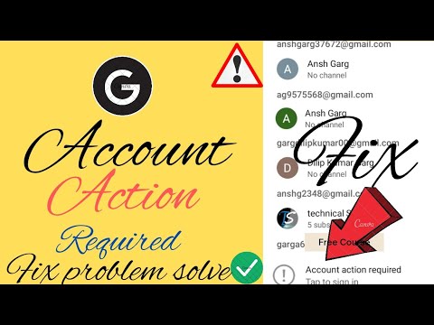 Account action required kaise hataye|How to remove Account action required kaise hataye|How to remove