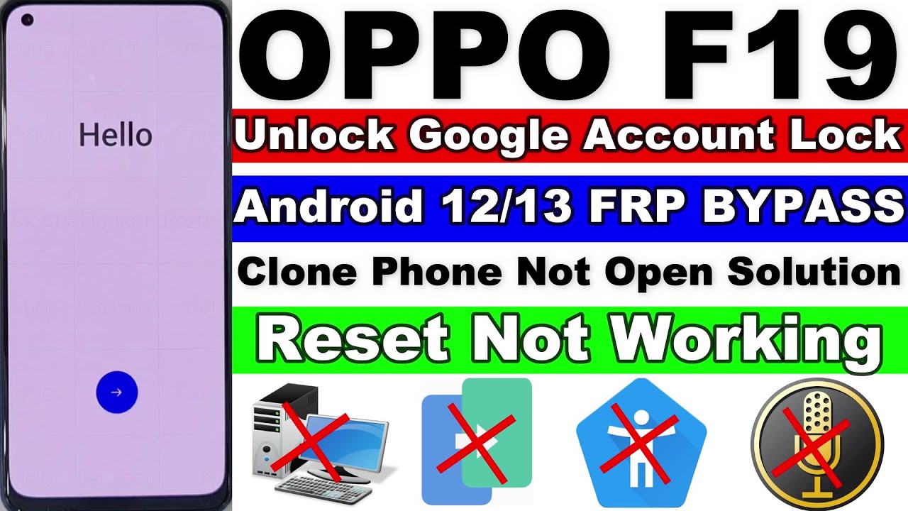 Oppo F19 FRP Bypass Android 12/13 Without Pc – New Trick Oppo F19 FRP Bypass Android 12/13 Without Pc – New Trick