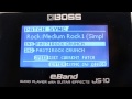 BOSS Tutorial Teil 2: BOSS JS-10 eBAND Audioplayer mit Gitarreneffekten