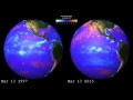 1997 and 2015 El Niño Sea Surface Temperature Anomalies