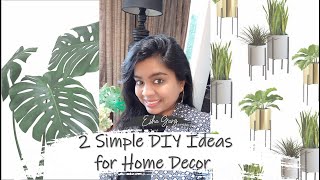 2 Simple DIY IDEAS for HOME DECOR | DDbE