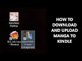 How to download and upload manga to kindle