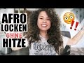 AFRO LOCKEN OHNE HITZE für NUR 1€ ! - LIVE TEST!| by Nhitas...