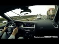 Audi S5 Acceleration Onboard Autobahn Kickdown Sound Shift Down Autostrada