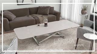 Table Be Relevable Transformable Modulable Ceramique Extensible - Souffle Dintérieur - Enola