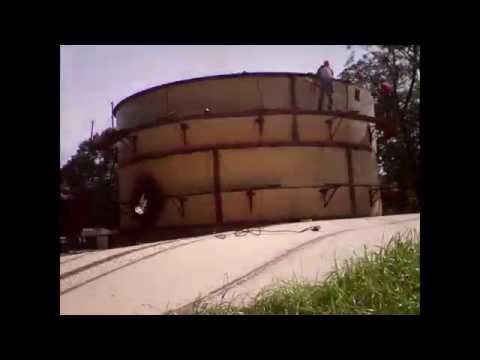 Water Storage Tank Construction Time Lapse