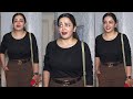 Uff BhabhiJii!!😍 Neha Pendse Flaunts Her Huge $!xy Figure In Black Transparent T Shirt At Screening