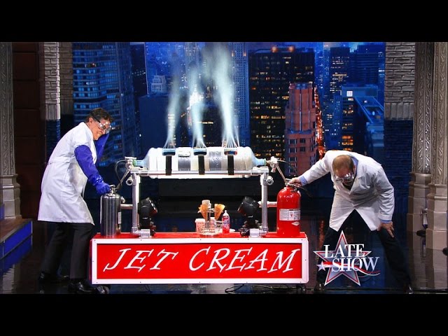 Alton Brown Makes Ice Cream In 10 Seconds - Video