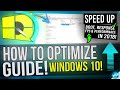 🔧 How to Optimize Windows 10 For GAMING & Performance in 2018 The Ultimate Updated GUIDE