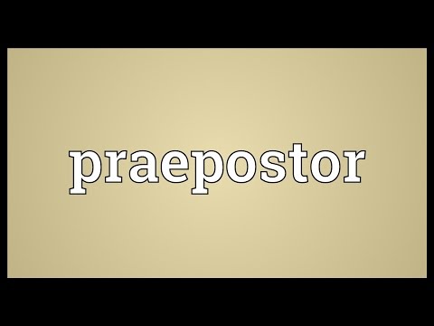 Header of praepostor