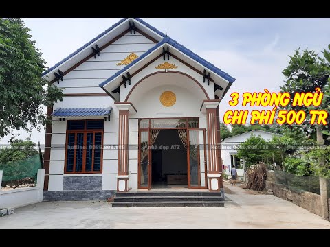 Thăm quan mẫu nhà vườn cấp 4 mái thái 3 phòng ngủ phù hợp với nhiều người