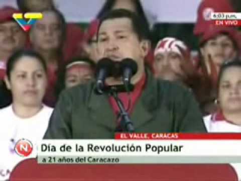 Hugo Chavez: 27 de Febrero Dia de la Revolucion Popular