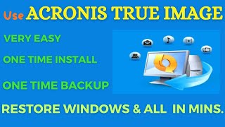 How To Make Bootable Usb Of Acronis True Image How To Create Backup And Restore In Acronis