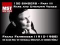 Part III: Rare and unknown voices - FRANZ FEHRINGER