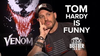 Tom Hardy is Funny: Awkward Venom Interview | Extra Butter Poster