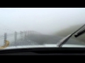 Buttertubs Pass in Austin Allegro in fog
