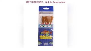 22 Pieces Sea Fishing Sabiki Rigs With Luminous Glow Bead Feather Fish Skin String Hooks Mix Size