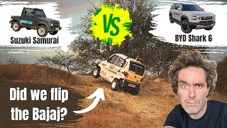 Off-Roading The Cheapestsmallest Car In Sa Bajaj Qute Vs Byd Shark 6 Vs Samurai