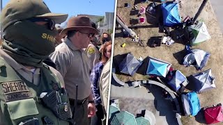 California CHAOS: LA Sheriff & Local Leaders CLASH Over Homeless Crisis