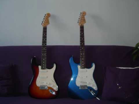 blind test: Fender US or Mex ? guitar 1 or 2 ?