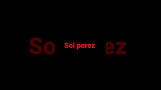 Sol Perez