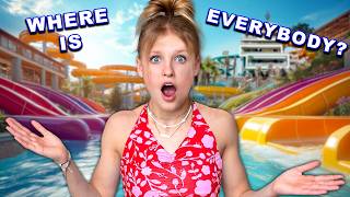 Worlds Largest Waterpark To Ourselves Overcoming Fear