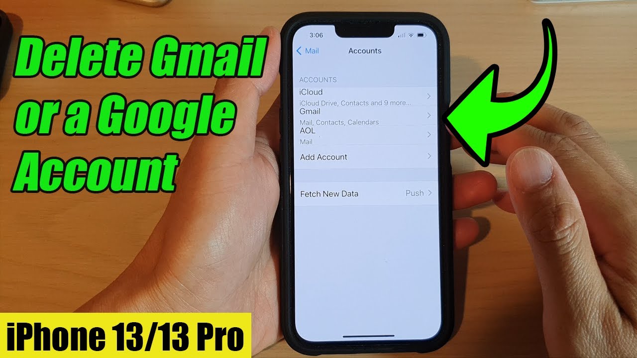 iPhone 13/13 Pro: How to Delete Gmail or a Google iPhone 13/13 Pro: How to Delete Gmail or a Google