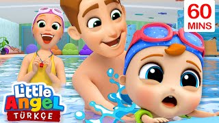 Can Bebek Havuzda Yüzme Öğreniyor, Ailecek Eğlence | Öğretici Çocuk Şarkıları | 