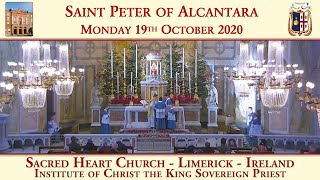 19th October 2020: Saint Peter of Alcantara
