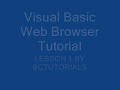 Visual Basic Web Browser Tutorial - Part 1