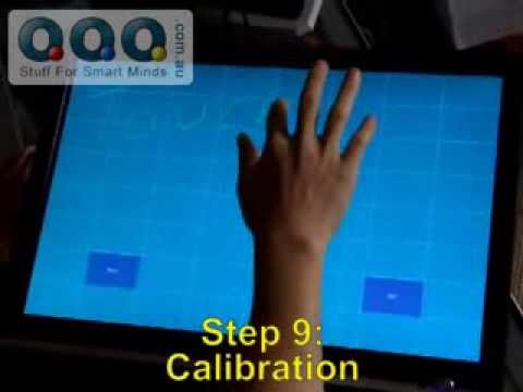 How to install  touch screen kit overlay on a LCD monitor