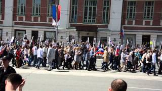 Парад Победы В Новосибирске - Бессмертный Полк