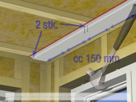 Montering av smartpanel tak