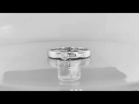 Diamond Wedding Ring, Diamond Wedding Band, 3 mm Anniversary Ring, 0.10 Carat 18K White Gold Handmade Diamond Wedding Ring, Diamond Wedding Band, 3 mm Anniversary Ring, 0.10 Carat 18K White Gold Handmade