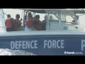 Prince Harry forced to swap boats with the media as his vessel breaks down