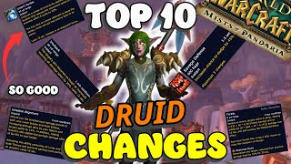 Top 10 Druid Changes Probably The Most Fun Cl In Mop Clic