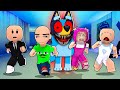 EVADE WITH BOBBY, JJ, BOSS BABY, AND MASH ALL PARTS | Roblox Funny Moments