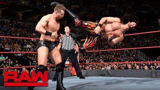 Seth Rollins & Finn Bálor vs. The Miz & The Miztourage - 2-on-3 Handicap Match: Raw, March 5, 2018 Seth Rollins & Finn Bálor vs. The Miz & The Miztourage - 2-on-3 Handicap Match: Raw, March 5, 2018