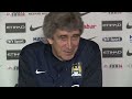 PELLEGRINI ON THE ATTACK Tottenham v City Manuel Pellegrini press conference part 2