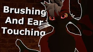 Furry Asmr Brushing You With Wide Brush And Touching Your Ears