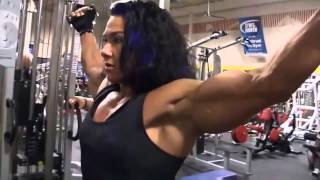Alina Popa Arm Posing Fbb Female Muscle