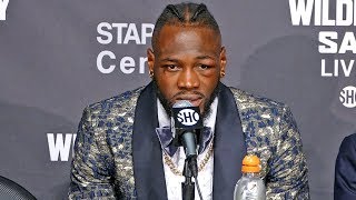 Deontay Wilder POST FIGHT PRESS CONFERENCE vs. Tyson Fury