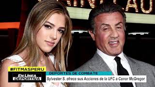 UFC: Sylvester Stallone ofrece sus Acciones de UFC a Conor McGregor | UFC 2019 | Deportes de Combate